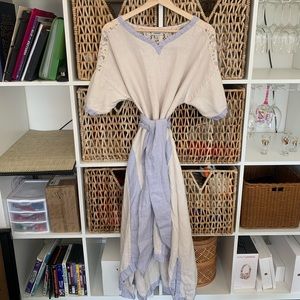 Linen Summer Dress with Belt